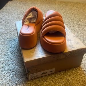 orange paradise platform from free people